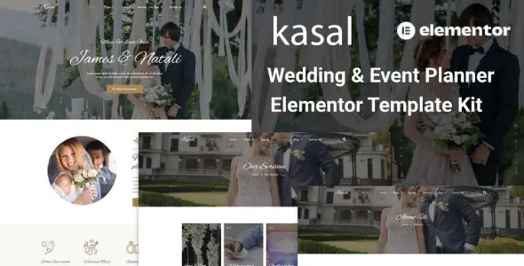 Kasal – Wedding & Event Planner Elementor Template Kit