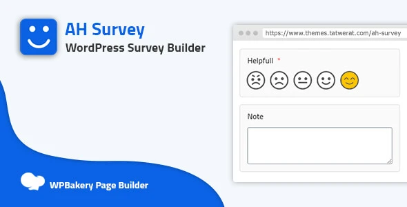 AH Survey – WordPress Survey Builder With Multiple Questions Types