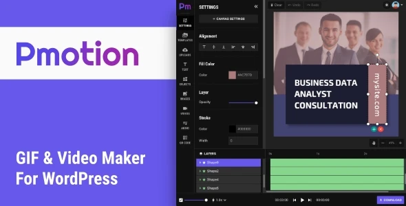Pmotion – Animated GIF and Video Maker For WordPress