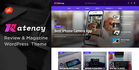 Ratency – Review & Magazine WordPress Theme