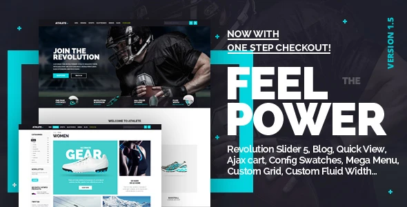 Athlete – Fluid Responsive Magento Theme