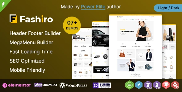 Fashiro WP – Multipurpose Elementor WooCommerce Theme