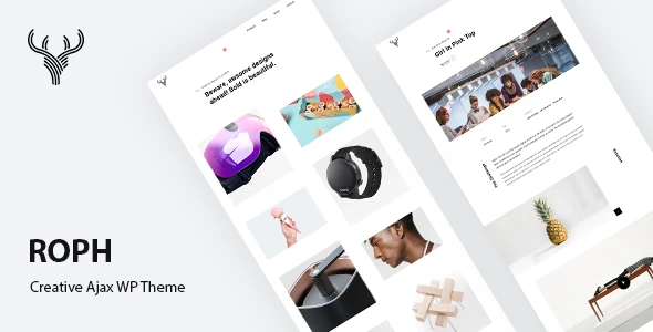 Roph – Creative Ajax Portfolio WordPress Theme