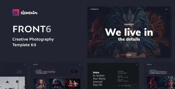 FrontSix – Creative Photography Template Kit