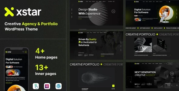 Xstar – Creative Agency & Portfolio WordPress Theme