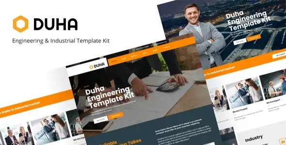 Duha – Engineering & Industrial Elementor Template Kit