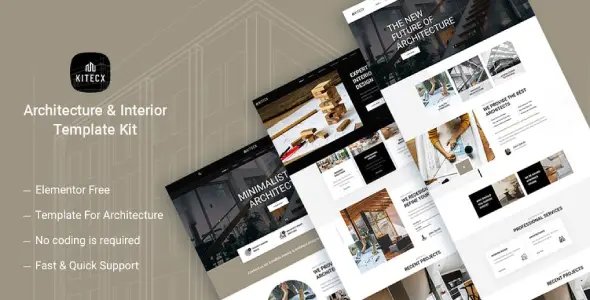 Kitecx – Architecture & Interior Elementor Template Kit