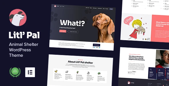 Litl’ Pal – Animal Shelter & Charity WordPress Theme