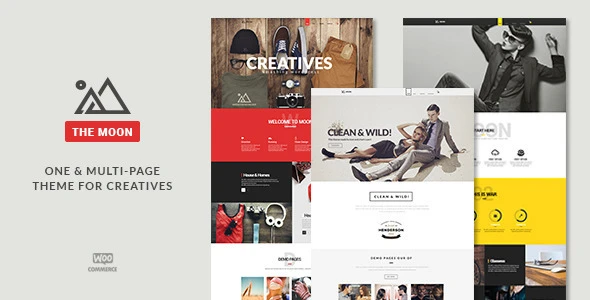 The Moon – Creative One Page Multi-Purpose WordPress Theme